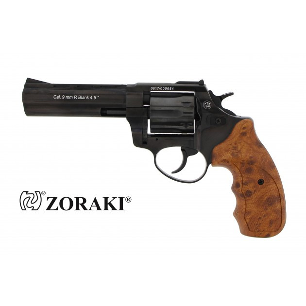 Zoraki R1 4,5", schwarz glänzend, Signalrevolver