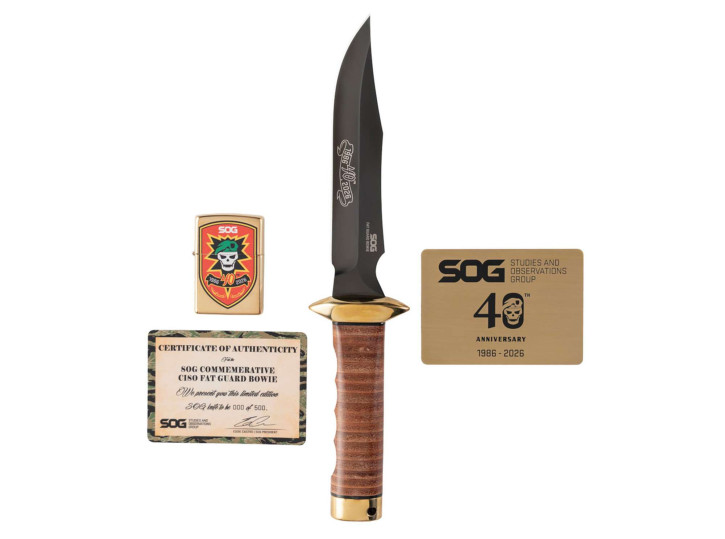 SOG 40th Anniversary Limited Edition Bowie Sammlermesser