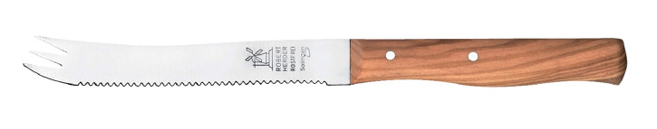 Tomaten- und Käsemesser, Gabelspitz mit Sägeschliff 11,10cm