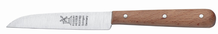 Gemüsemesser Klassiker, durchgehene Klinge, Griffschalen oval, 8