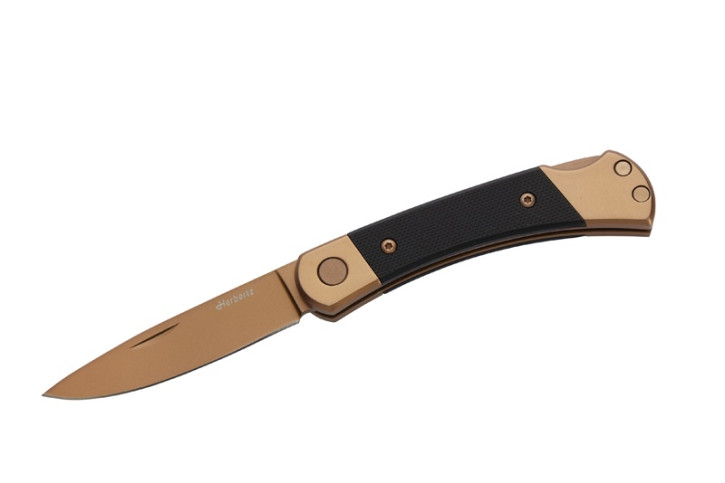 Herbertz Taschenmesser Titanbeschichtung Rosengold D2, Small, Black Herbertz Taschenmesser Titanbeschichtung Rosengold D2, Small, Black