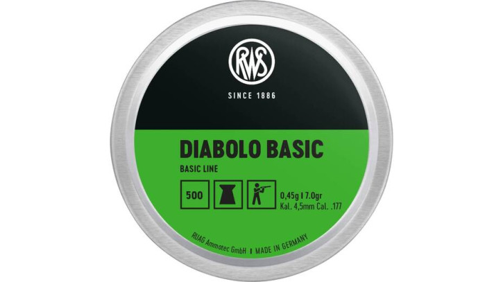 RWS Diabolo Basic 4,5 mm