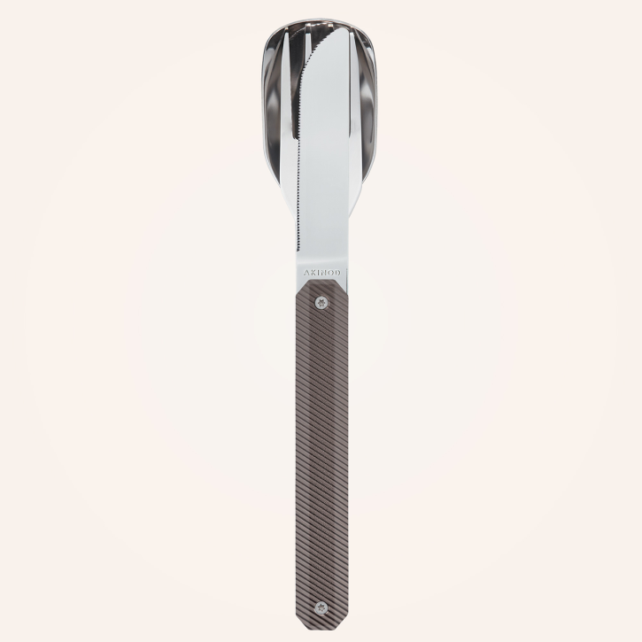 Besteck 12:34 Aluminium dunkelgrau