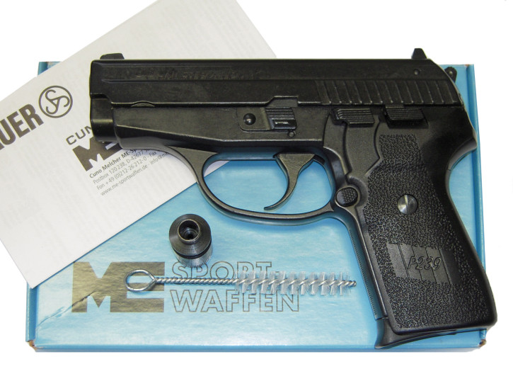 Melcher Sig Sauer P239 brüniert, Kunststoffgriff