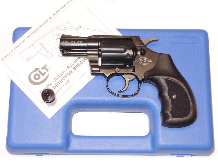 Colt Detective Special brüniert, Kunststoffgriffschalen