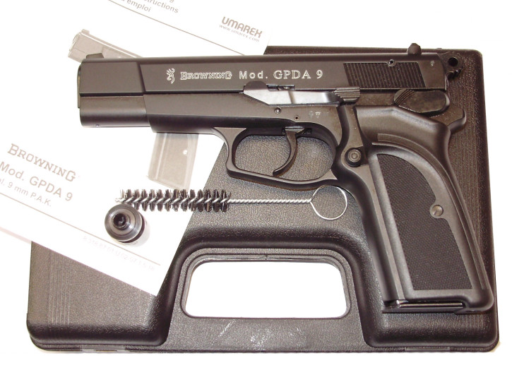 Browning GPDA 9 brüniert, Kunststoffgriff