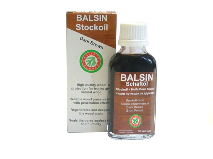 BALSIN Schaftöl - Dunkelbraun  50 ml