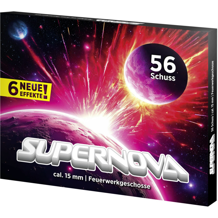 Umarex Supernova Set cal. 15 mm, Schachtel mit 56 Effekten