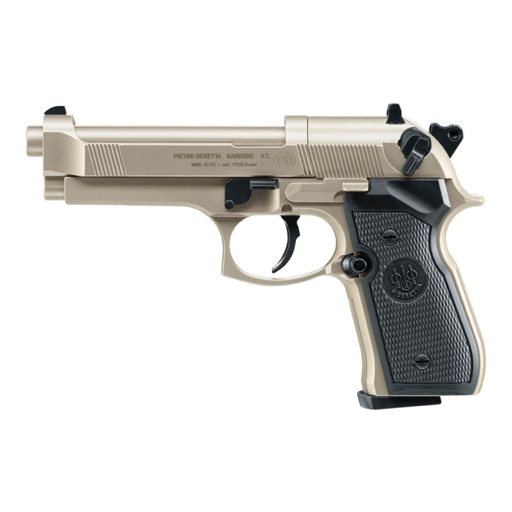 Beretta 92 FS, vernickelt, 4.5mm Diabolo CO2