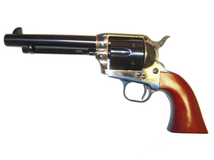 Westernrevolver Hege SAA, gebläut, 9mm R Knall