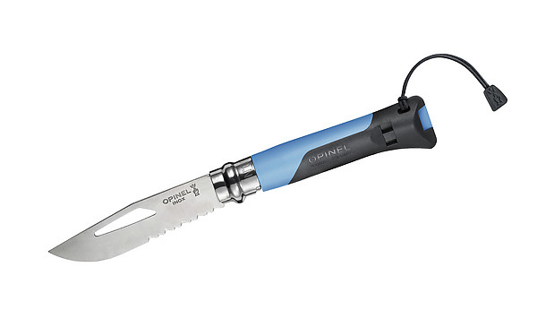 Opinel-Messer Nr. 8 Outdoor, blau