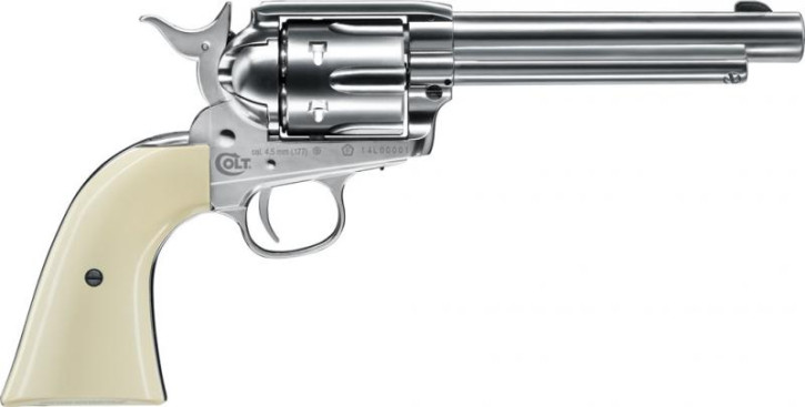 Colt Single Action Army .45-5.5" Nickel/Pearl 4,5 mm BB