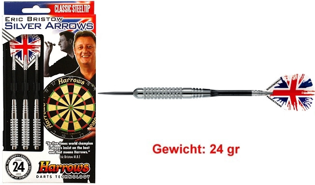 Steeldart SILVER ARROW Gewicht 24 gr