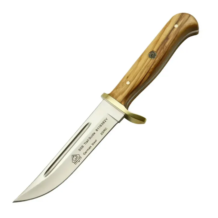 PUMA Jagdmesser SGB trail guide, Olivenholz