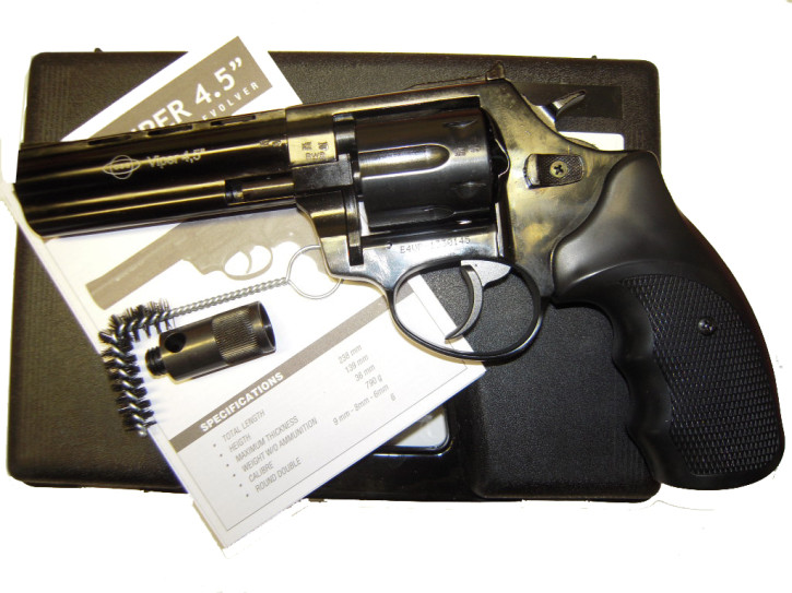 Ekol Revolver Viper 4,5`, brüniert, Stahltrommel