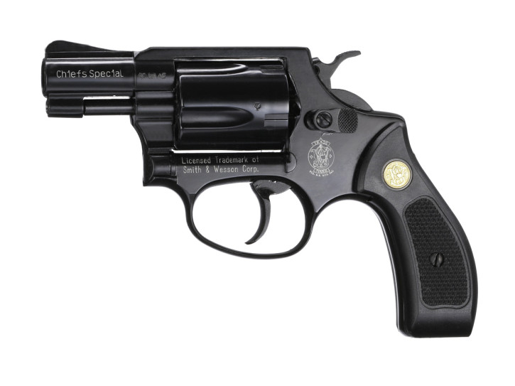 Smith & Wesson Chief Special, brüniert, Kunststoffgriffschalen