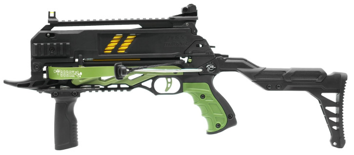 SOBEK Repetierarmbrust grün 80 lbs mit 7-Schuss-Magazin