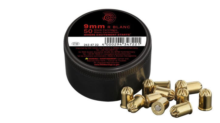 Platzpatronen Kaliber 9 mm / .380 Nitro Geco