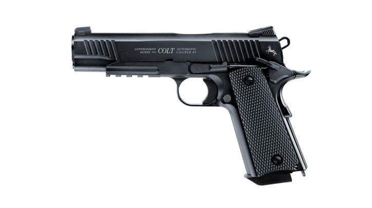 Colt M45 CQBP, schwarz, 4.5 mm BB Co2