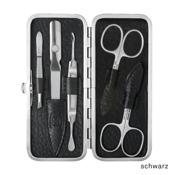 Dreiturm Manicure-Set 5-Teilig Schwarz