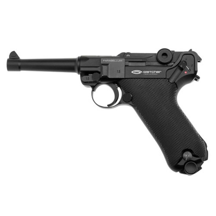 Gletcher Parabellum 08, Co2 GBB, 4.5mm BB