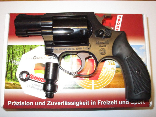 Weihrauch HW 37, brüniert, 9mm R Knall