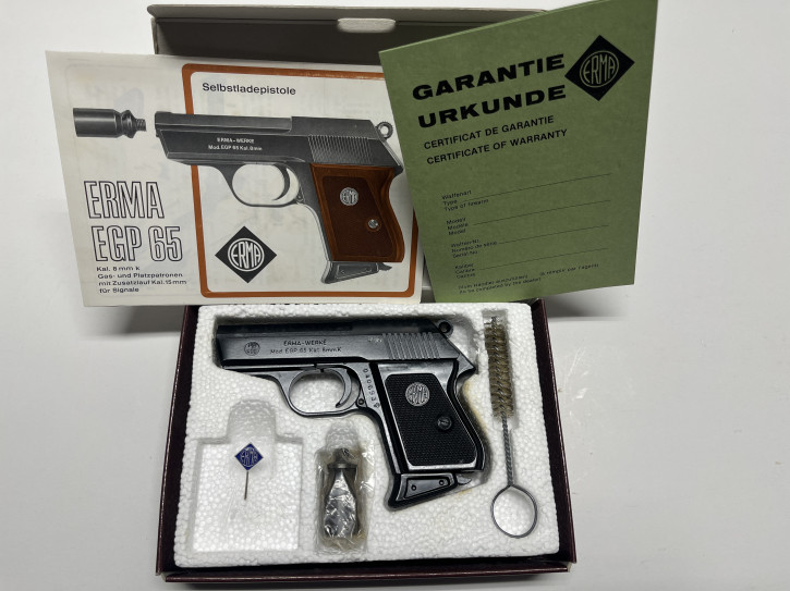 Sammlerpistole Erma EGP 65, 8mm Signalwaffe