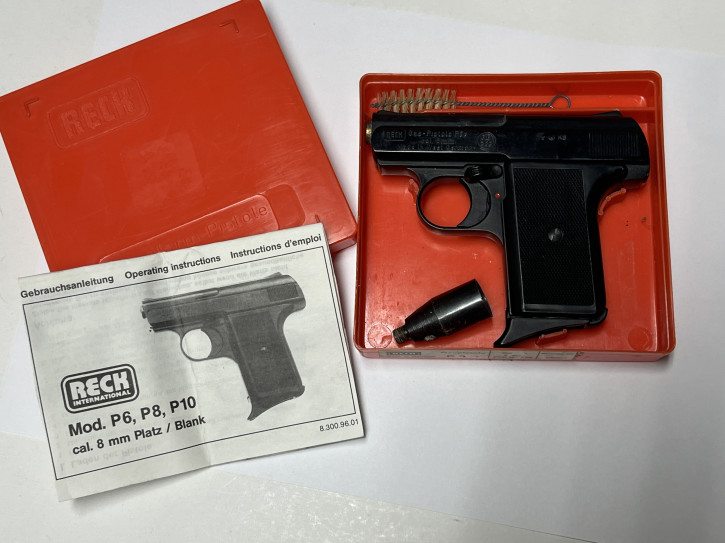 Sammlerpistole Reck P6s Kaliber 8mm K