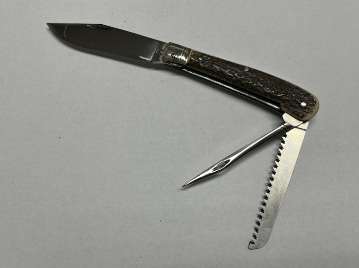 Bauernmesser mit Hirschhorngriff von KVT