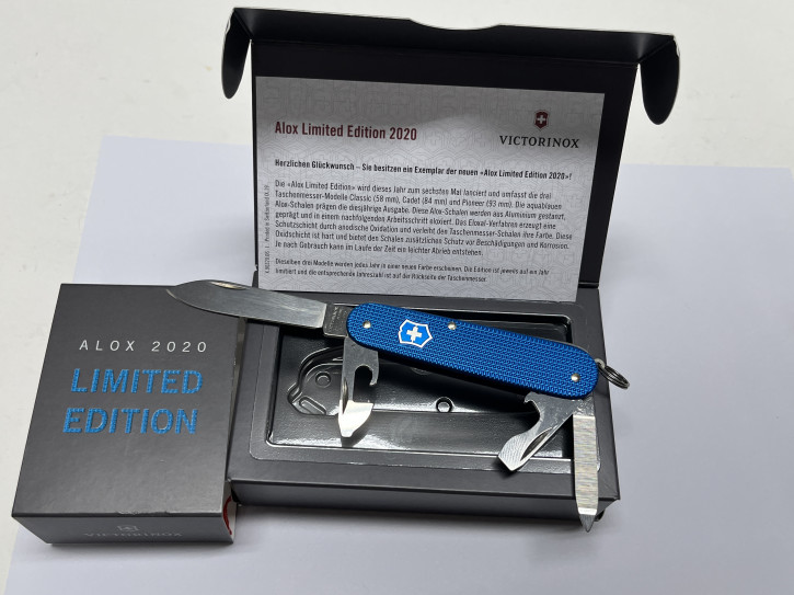 Victorinox Cadet, 84mm, Alox Limited Edition 2020, Aquablau