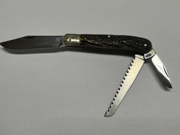 Bauernmesser mit Hirschhorngriff von KVT Bauernmesser mit Hirschhorngriff von KVT
