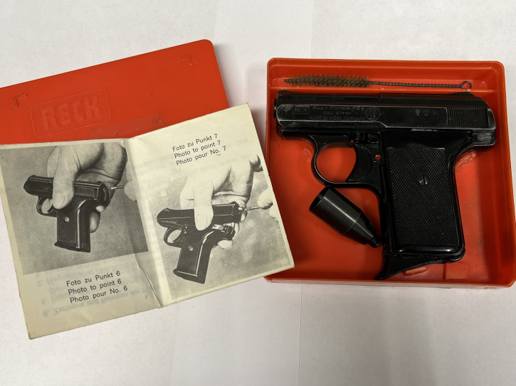 Sammlerpistole Reck P6s Kaliber 8mm K