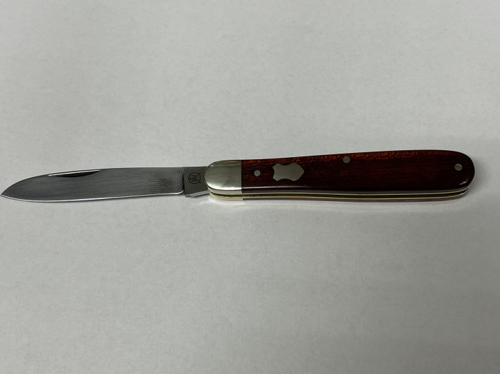 Hartkopf Taschenmesser einteilig mit Rotholz