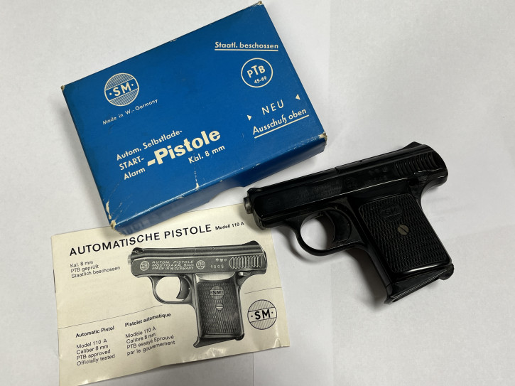 Sammlerpistole  SM Mod. 110 A 8mm Knall