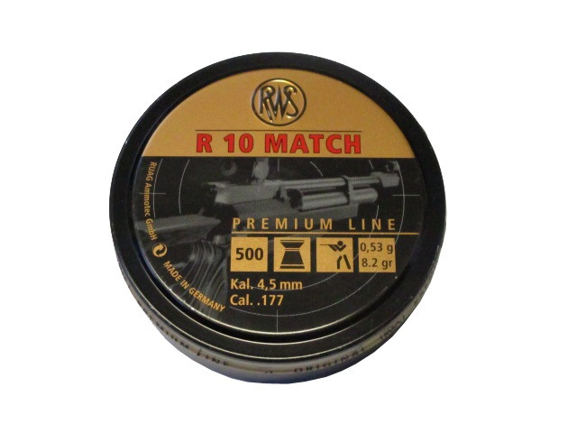 Premium Matchkugeln RWS R 10 MATCH Kopfdurchmesser 4,51mm