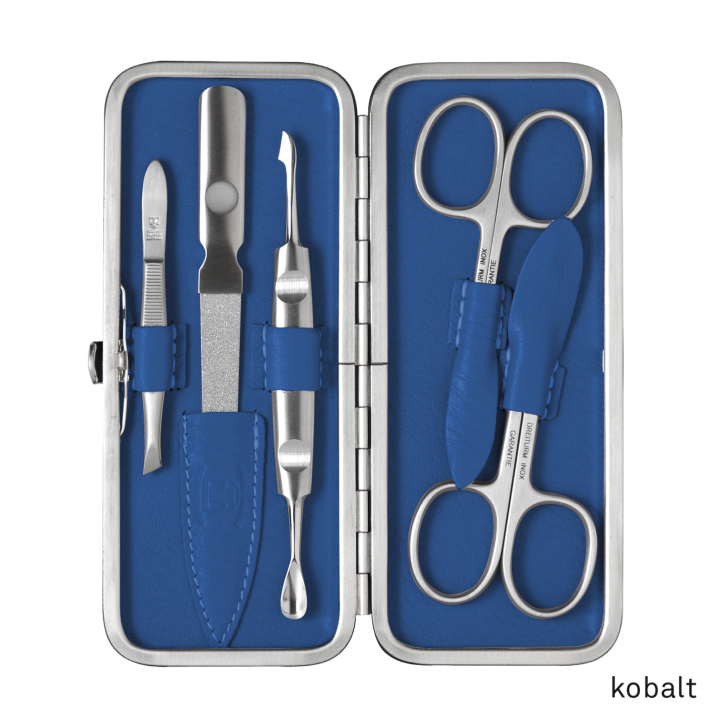 Dreiturm Manicure-Set 5-Teilig Kobalt (Hellblau)