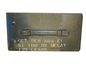 US Munitionskiste Metall Mittel Cal.50/5.56 Gebraucht