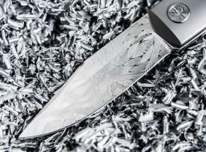 Taschenmesser Böker BRLW Meteoritendamast Platinum Edition
