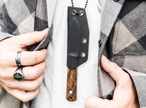 Böker BFF Packlite Walnuss Neck Knife