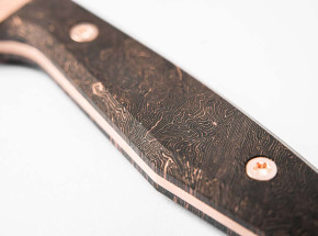 Feststehendes Messer Böker Daily Knives AK1 Roségold Damast