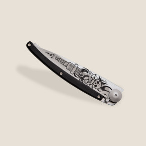 Deejo Taschenmesser 37g Ebenholz / Biker