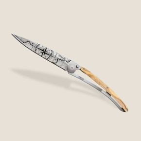 Deejo Taschenmesser 37g Olivenholz / Terra Incognita