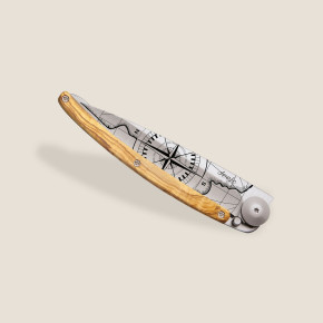 Deejo Taschenmesser 37g Olivenholz / Terra Incognita