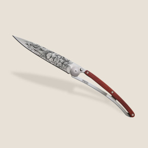 Deejo Taschenmesser 37g Korallenholz / Löwe