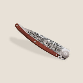 Deejo Taschenmesser 37g Korallenholz / Löwe