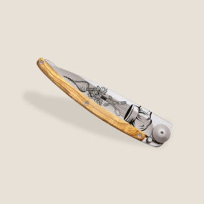 Deejo Taschenmesser 37g Olivenholz / Chef