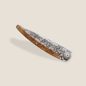 Deejo Taschenmesser 37g Wacholderholz / Grand Cru
