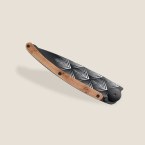 Deejo Taschenmesser 37g Wacholderholz / Art Déco