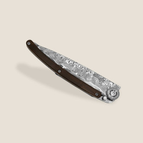 Deejo Damastmesser mit Eisenholz