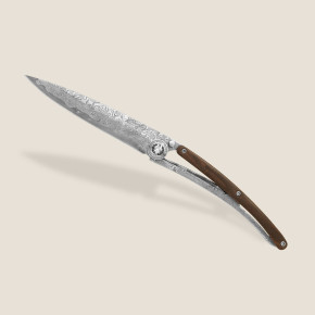 Deejo Damastmesser mit Eisenholz